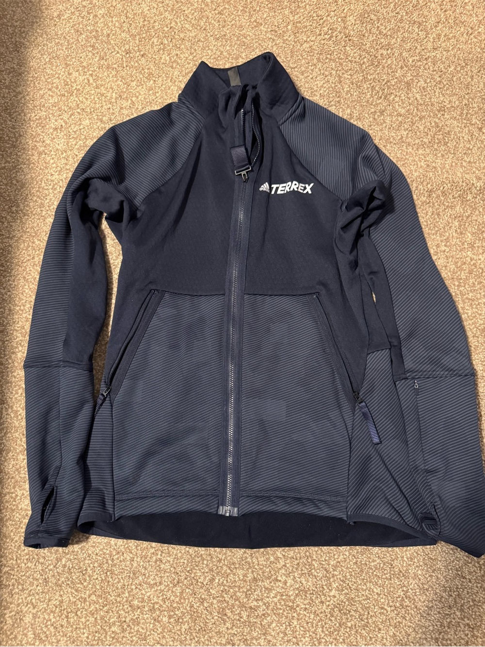 adidas Terrex Navy Full-Zip Jacket